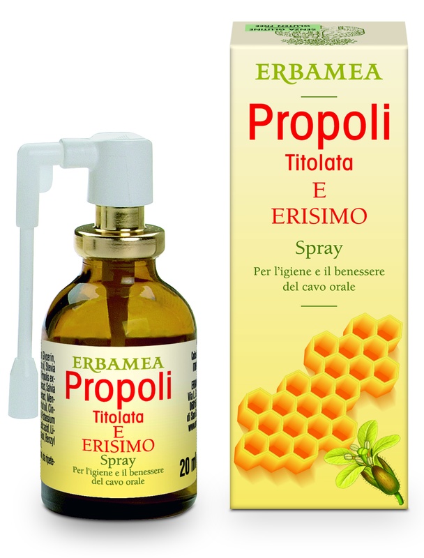 PROPOLI ERISIMO TITOLATA SPRAY 20 ML - Antica Farmacia Ferrari