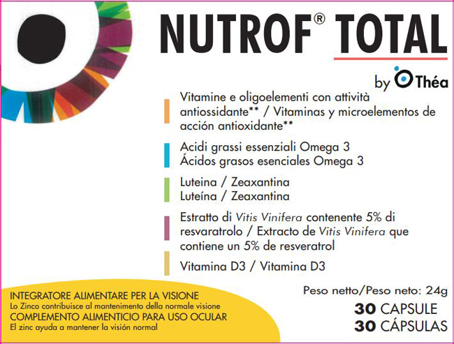 NUTROF TOTAL 30 CAPSULE - Antica Farmacia Ferrari