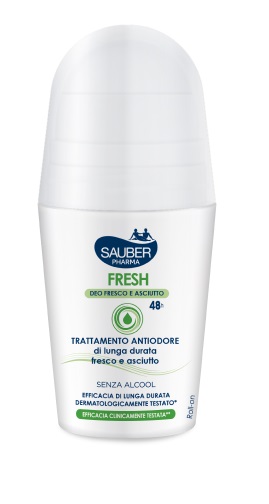 SAUBER FRESH DEODORANTE ROLL-ON 50 ML - Antica Farmacia Ferrari