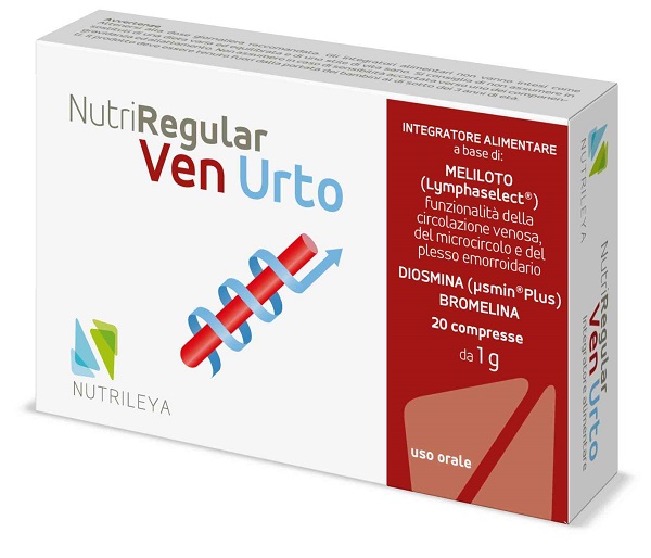 NUTRIREGULAR VEN URTO 20 COMPRESSE - Antica Farmacia Ferrari