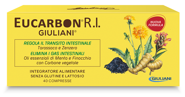 EUCARBON RI 40 COMPRESSE - Antica Farmacia Ferrari