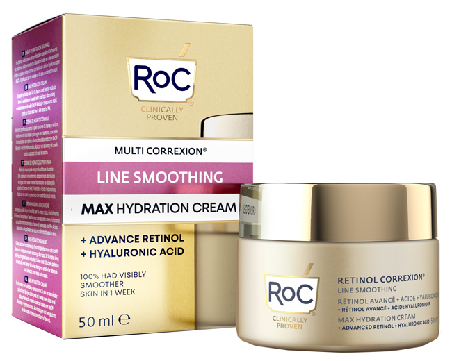 ROC RETINOL CORREXION LINE SMOOTHING CREMA VISO 50 ML - Antica Farmacia Ferrari