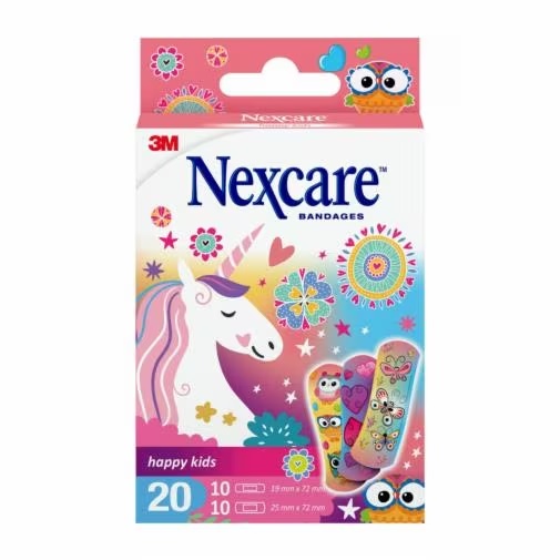 CEROTTO NEXCARE HAPPY KIDS MAGIC BAMBINE 20 PEZZI - Antica Farmacia Ferrari