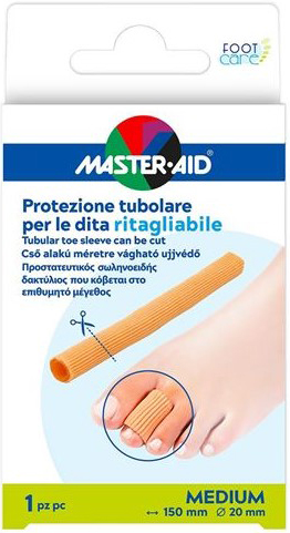 PROTEZIONE TUBOLARE MASTER-AID FOOTCARE RITAGLIABILE 15 CM 20 MM MEDIUM C7 - Antica Farmacia Ferrari