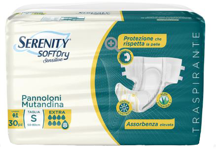 SERENITY PANNOLONE MUTANDINA SD SENSITIVE EXTRA TAGLIA L 30 PEZZI - Antica Farmacia Ferrari