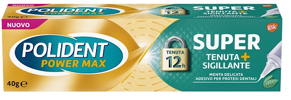 POLIDENT SUPER TENUTA+SIGILLANTE MENTA DELICATA ADESIVO PROTESI DENTALE 40 G - Antica Farmacia Ferrari