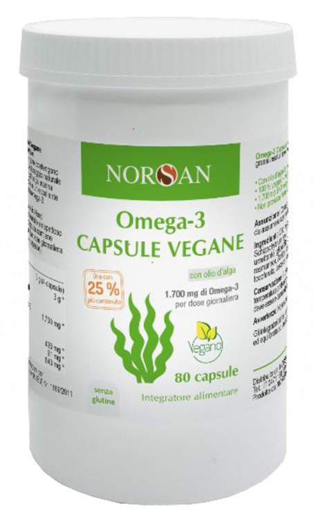 NORSAN OMEGA 3 VEGANO 80 CAPSULE - Antica Farmacia Ferrari