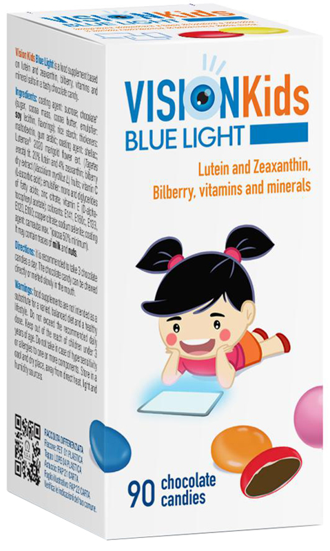 VISION KIDS BLUE LIGHT 90 CONFETTI DA 1 G - Antica Farmacia Ferrari