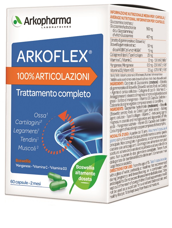 ARKOFLEX 100% ARTICOLAZIONI 60 CAPSULE - Antica Farmacia Ferrari