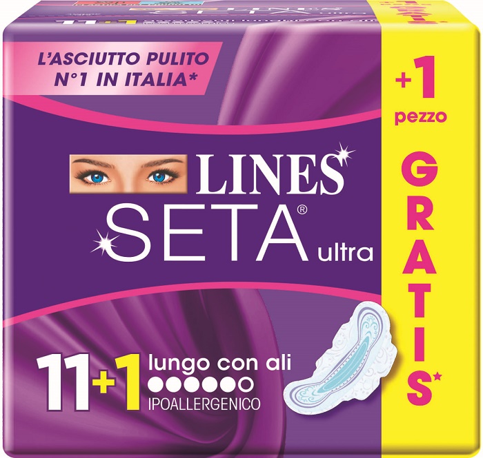 LINES SETA ULTRA LUNGO ALI CP 11+1 GRATIS - Antica Farmacia Ferrari