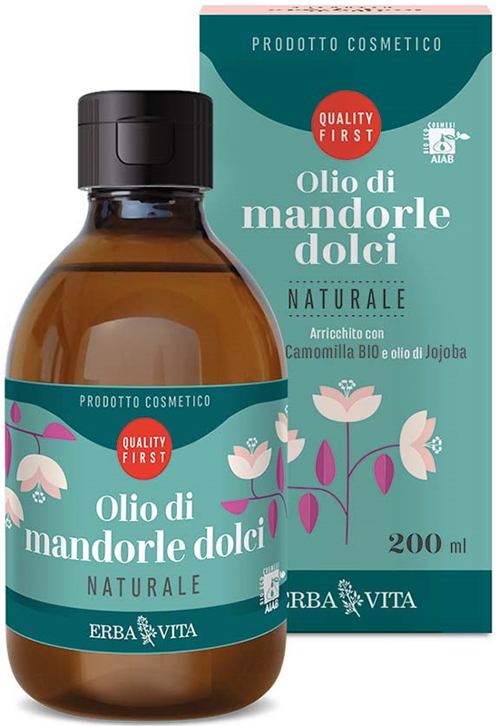 OLIO DI MANDORLE DOLCI NATURALE 200 ML - Antica Farmacia Ferrari