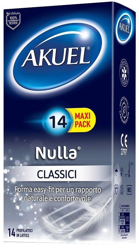 PROFILATTICO AKUEL NULLA CLASSICO 14 PEZZI - Antica Farmacia Ferrari