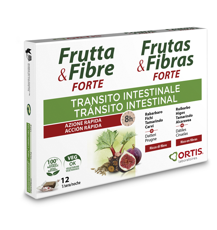 FRUTTA & FIBRE FORTE 12 CUBETTI - Antica Farmacia Ferrari