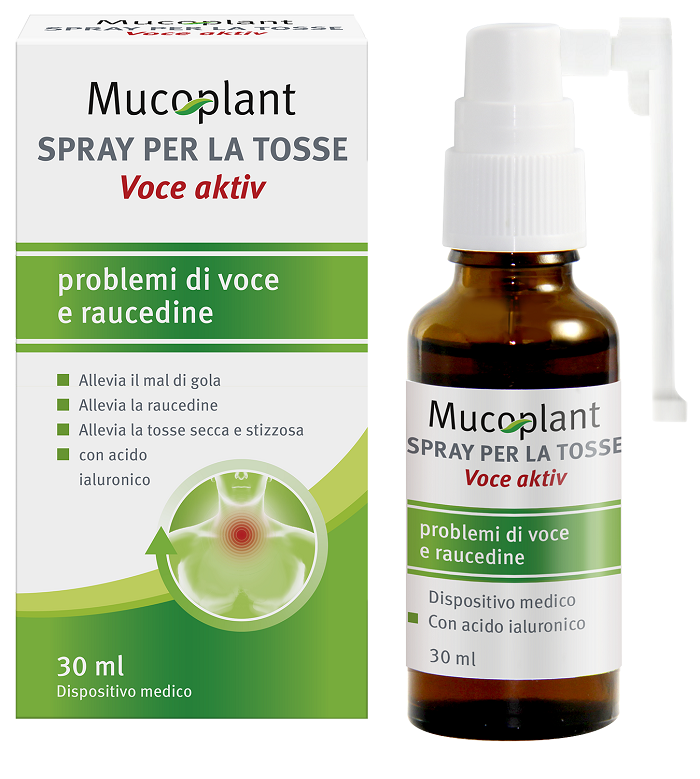 THEISS MUCOPLANT SPRAY TOSSE VOCE AKTIV 30 ML - Antica Farmacia Ferrari