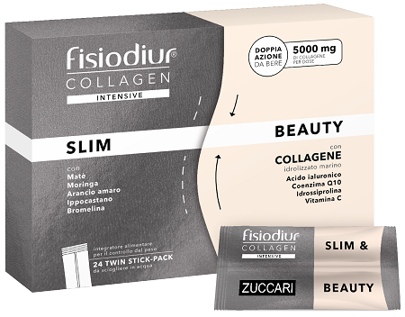 FISIODIUR COLLAGEN SLIM&BEAUTY 24 STICK PACK - Antica Farmacia Ferrari