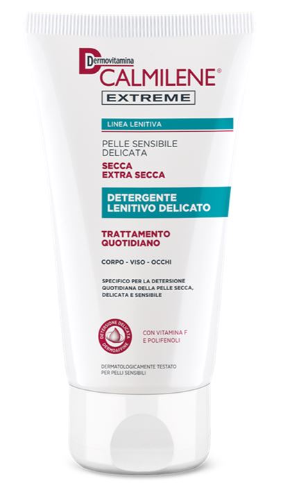 DERMOVITAMINA CALMILENE EXTREME DETERGENTE LENITIVO DELICATO TRATTAMENTO QUOTIDIANO PER PELLE SECCA ED EXTRA SECCA 200 ML - Antica Farmacia Ferrari