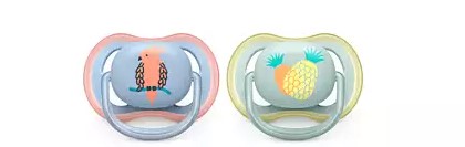 AVENT SUCCHIETTO ULTRA AIR 0-6M MASCHIO ANANAS/PAPPAGALLO 2 PEZZI - Antica Farmacia Ferrari