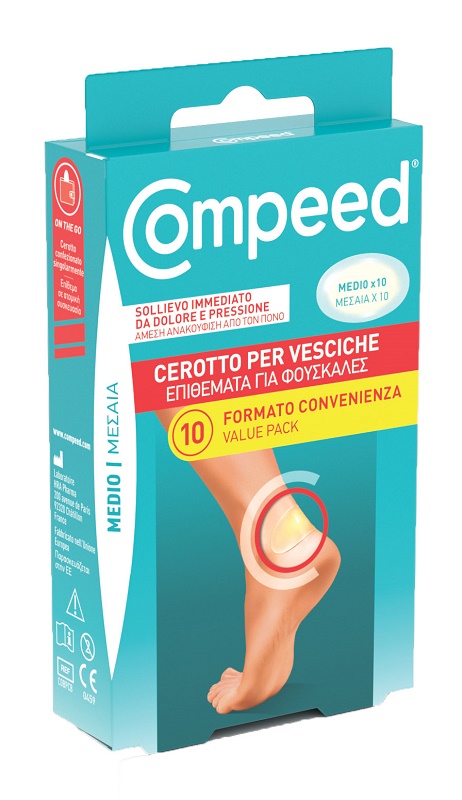 CEROTTI COMPEED PER VESCICHE MEDIO 10 PEZZI CARTON - Antica Farmacia Ferrari