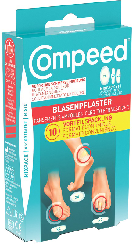 CEROTTI COMPEED PER VESCICHE MISTO BOX 10 PEZZI - Antica Farmacia Ferrari