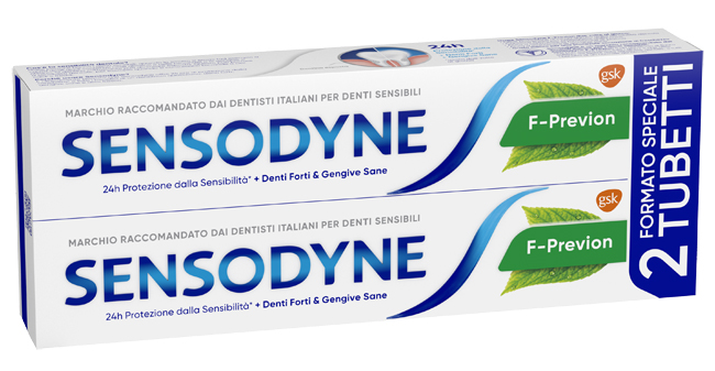 SENSODYNE F PREVION 2 X 75 ML - Antica Farmacia Ferrari