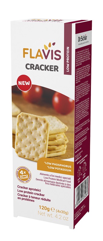 FLAVIS CRACKER APROTEICI 4 PORZIONI DA 30 G - Antica Farmacia Ferrari