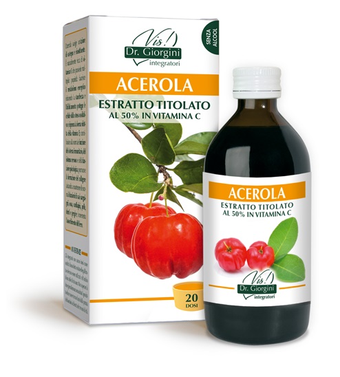 ACEROLA ESTRATTO TITOLATO AL 50% 200 ML - Antica Farmacia Ferrari