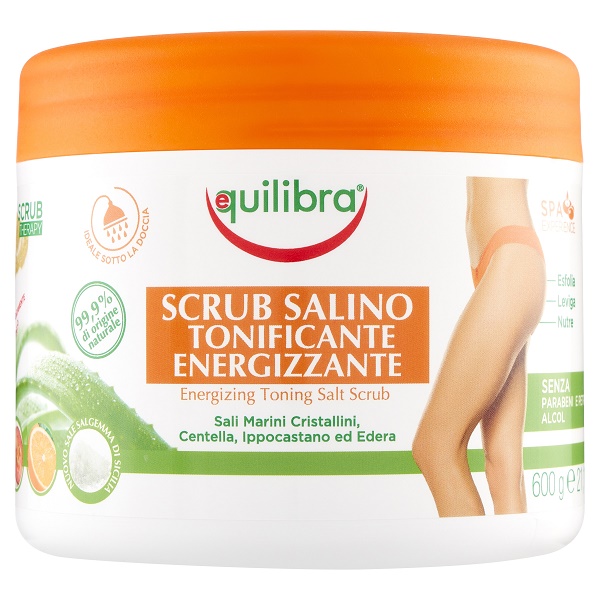 EQUILIBRA SCRUB SALINO TONIFICANTE ENERGIZZANTE 600 G - Antica Farmacia Ferrari