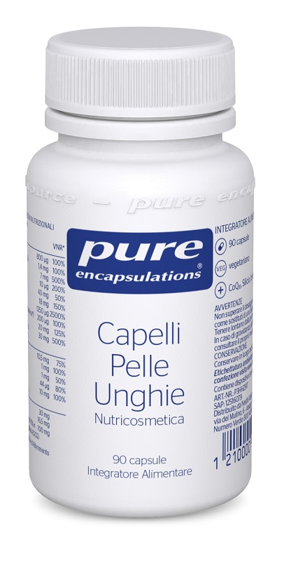 PURE ENCAPSULATIONS CAPELLI PELLE UNGHIE 90 CAPSULE - Antica Farmacia Ferrari