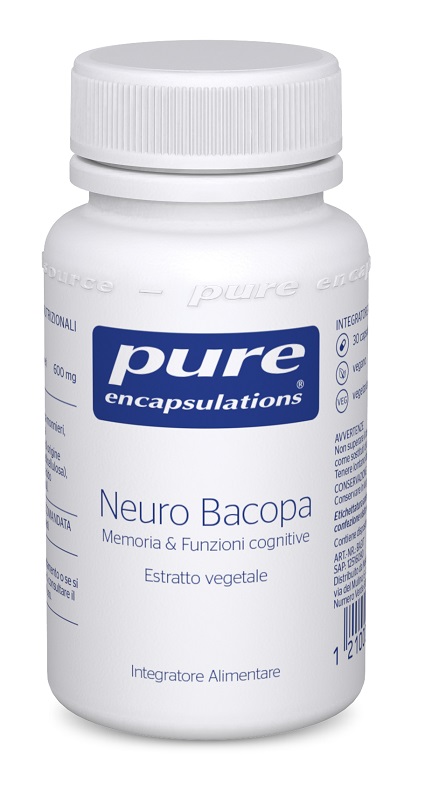 PURE ENCAPSULATIONS NEURO BACOPA MEMORIA & FUNZIONI COGNITIVE 30 CAPSULE - Antica Farmacia Ferrari
