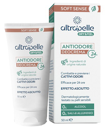 ALTRAPELLE DRY & FEEL DEOCREMA ANTIODORE 24H 50 ML - Antica Farmacia Ferrari