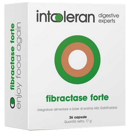 INTOLERAN FIBRACTASE FORTE 36 CAPSULE - Antica Farmacia Ferrari