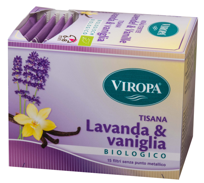 VIROPA TISANA LAVANDA&VANIGLIA BIOLOGICO 15 FILTRI - Antica Farmacia Ferrari