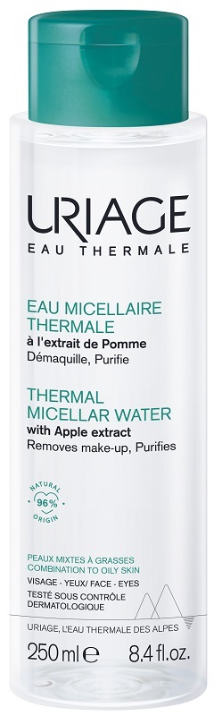 URIAGE EAU MICELLAIRE THERMALE PELLI MISTE GRASSE FLACONE 250 ML - Antica Farmacia Ferrari