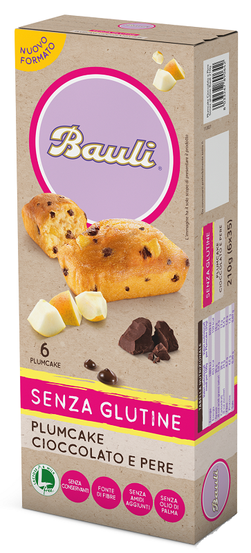 BAULI PLUMCAKE CIOCCOLATO-PERE 6X35 G - Antica Farmacia Ferrari