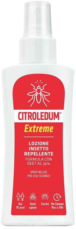 CITROLEDUM LOZIONE SPRAY EXTREME DEET 50% 100 ML - Antica Farmacia Ferrari