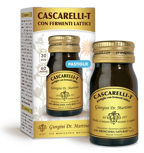 CASCARELLI T PASTIGLIE 60 PASTIGLIE CON FERMENTI LATTICI - Antica Farmacia Ferrari