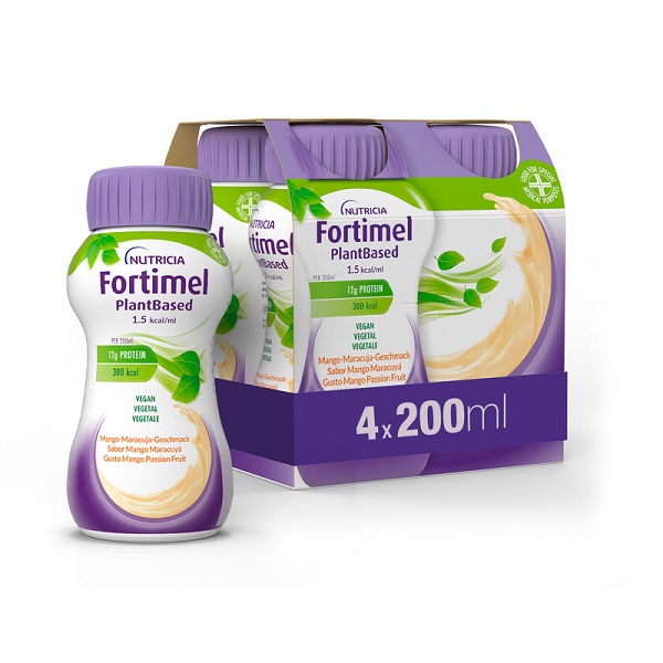 FORTIMEL PLANT BASED MANGO PASSION FRUIT 4 BOTTIGLIE DA 200 ML - Antica Farmacia Ferrari