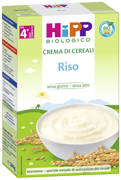 HIPP BIO CREMA CEREALI RISO 200 G - Antica Farmacia Ferrari