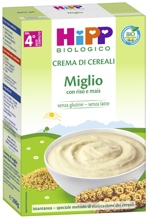 HIPP BIO CREMA CEREALI MIGLIO 200 G - Antica Farmacia Ferrari