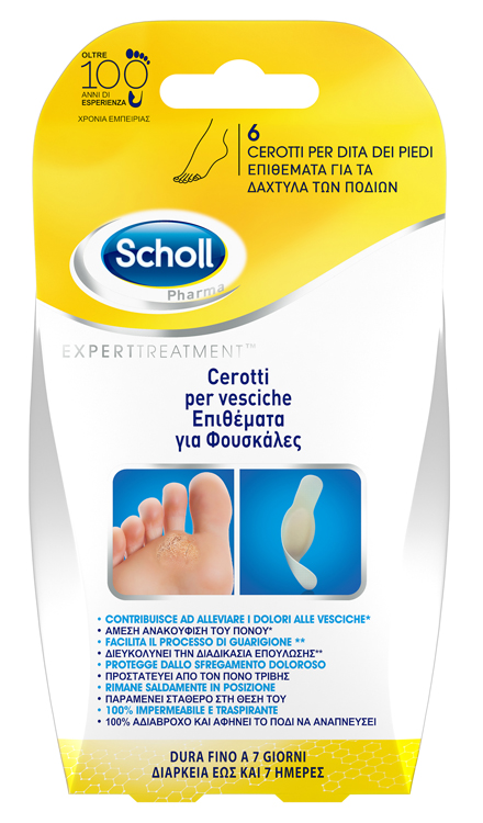 CEROTTO SCHOLL VESCICA DITA PIEDE 6 PEZZI - Antica Farmacia Ferrari