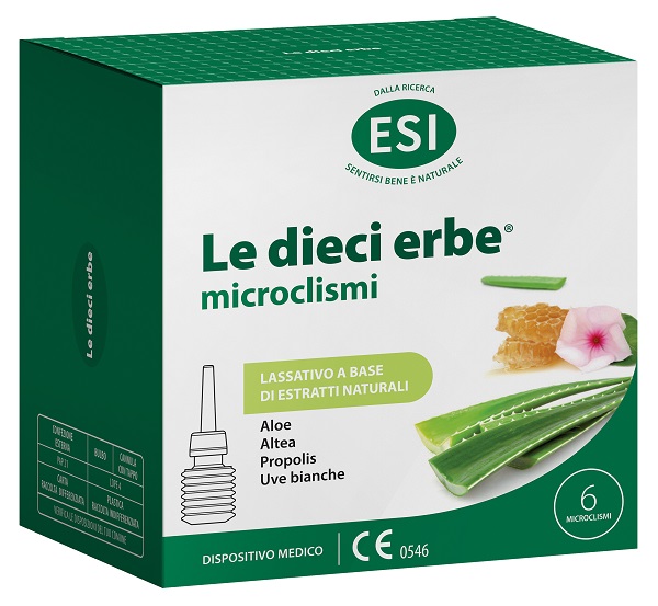 ESI LE DIECI ERBE MICROCLISMI 6 PEZZI - Antica Farmacia Ferrari