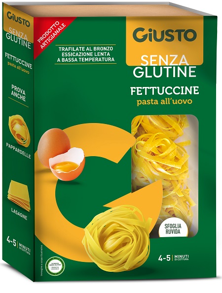 GIUSTO SENZA GLUTINE FETTUCCINE ALL'UOVO 250 G - Antica Farmacia Ferrari