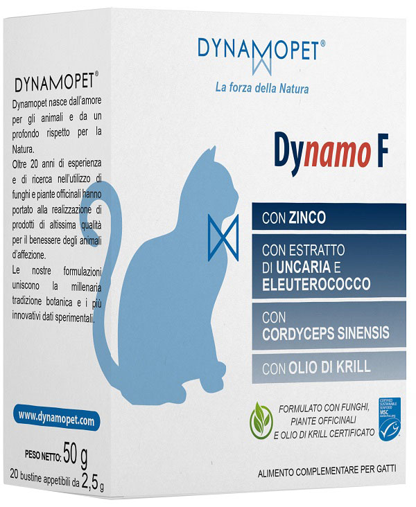 DYNAMO F GATTI 20 BUSTINE APPETIBILI DA 2,5 G - Antica Farmacia Ferrari