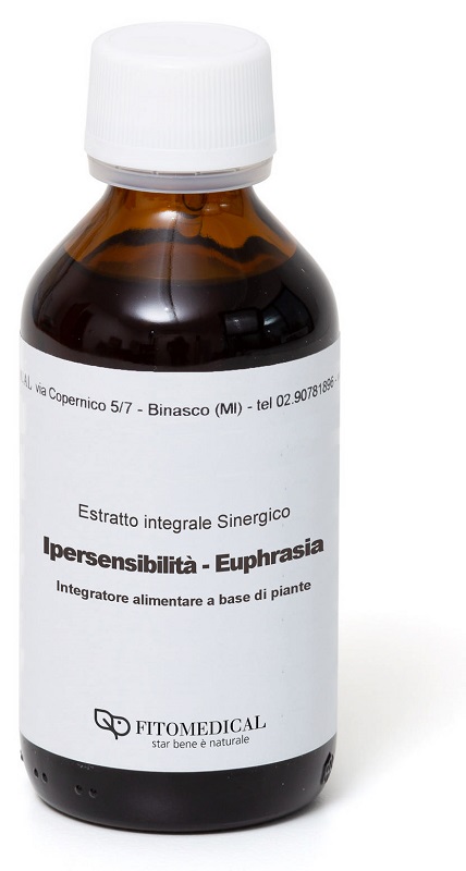 EUPHRASIA IPERSENSIBILITA' ESTRATTO INTEGRALE SINERGICO 100 ML PREPARATO 10 - Antica Farmacia Ferrari