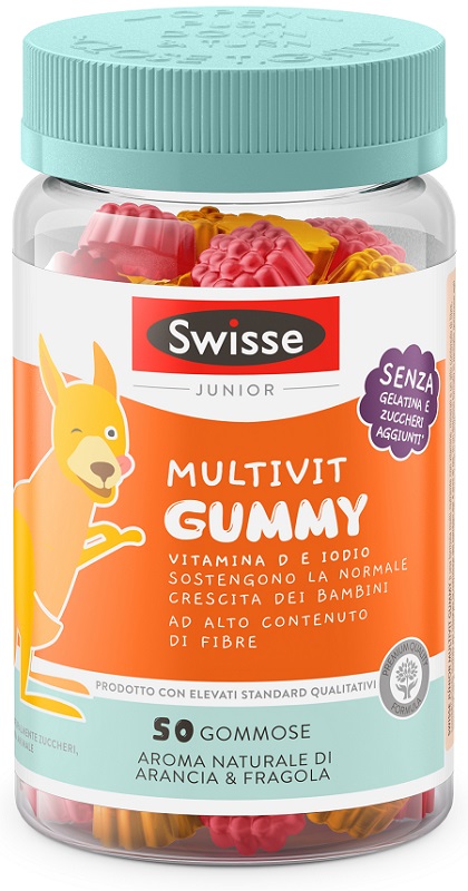 SWISSE JUNIOR MULTIVIT GUMMY 50 PASTIGLIE GOMMOSE - Antica Farmacia Ferrari