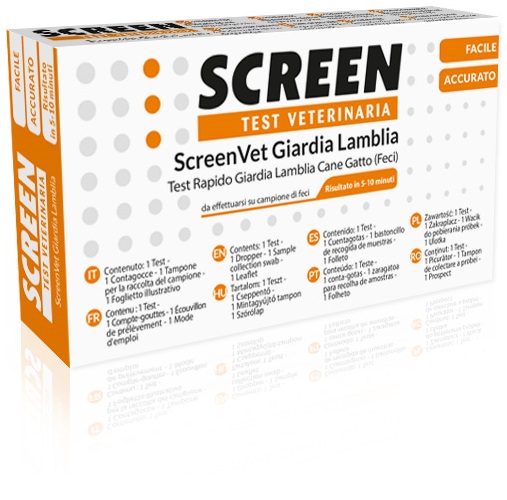 SCREENVET TEST RAPIDO GIARDIA LAMBLIA FECI CANE E GATTO - Antica Farmacia Ferrari