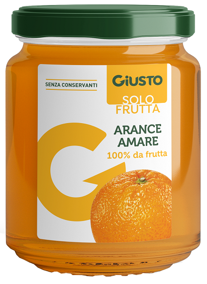 GIUSTO SOLO FRUTTA MARMELL ARANCE AMARE 284 G - Antica Farmacia Ferrari