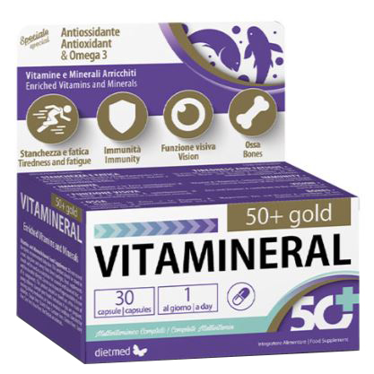 VITAMINERAL 50+ GOLD 30 CAPSULE - Antica Farmacia Ferrari