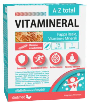 VITAMINERAL AZ TOTAL 15 FIALE DA 15 ML - Antica Farmacia Ferrari