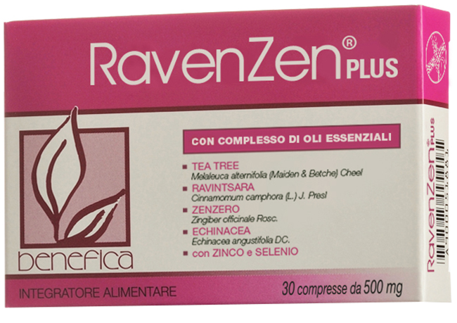 RAVENZEN PLUS 30 COMPRESSE BENEFICA - Antica Farmacia Ferrari